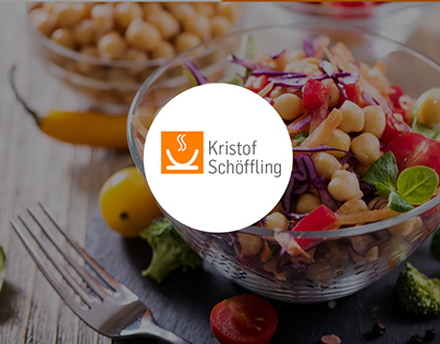 Kristof Schöffling food blog logo design