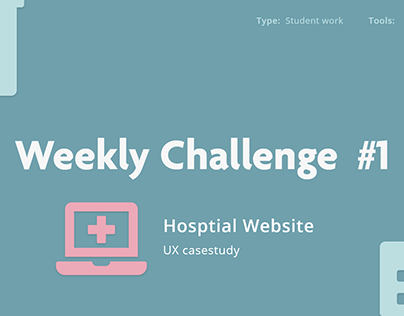 Weekly Challenge - Hospital Website (student work)