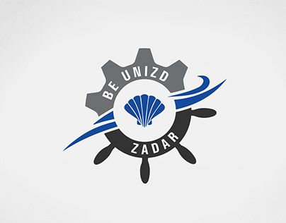 BE UNIZD - Maritime College logo design