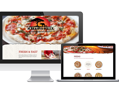 Malawi's Pizza - Website (UI)