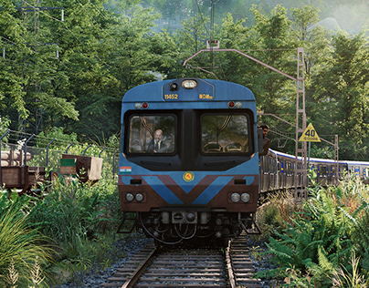 CGI-Train Scene