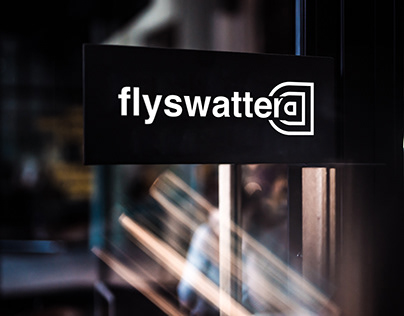 Logo identity for a company that deals in flyswatter.