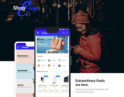 EasyShop E-commerce website. with compare & BID