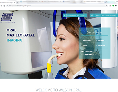 Wilson Oral Maxillofacial Imaging Website Design