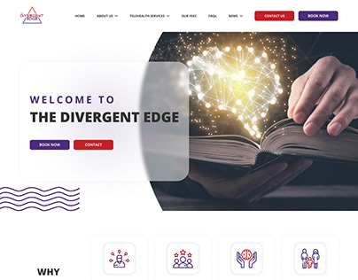 The Divergent Edge Website Design