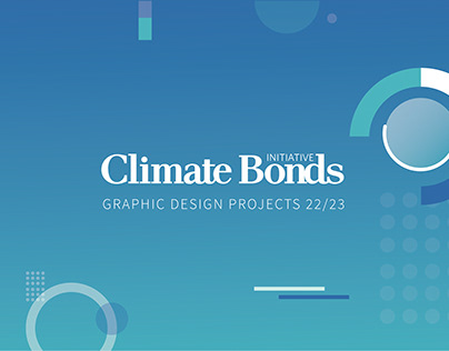 Climate Bonds Initiative Graphic Design Work
