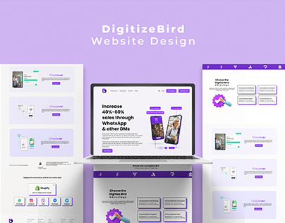 DigitizeBird Website Design