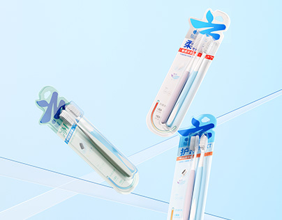 五克氮²×云南白药 | 牙刷系列线 产品包装重塑Toothbrush Packaging System