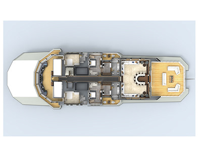 90m. Explorer Yacht Deck Plans