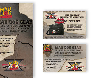 Mad Dog Gear Event Materials