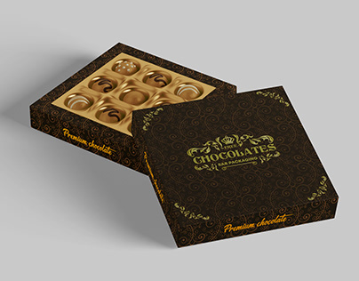 Chocolate bar box packaging