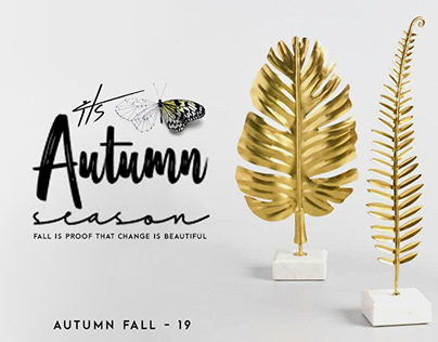 Creative Autumn Fall- 19 Campaign Graphics Work for HKB