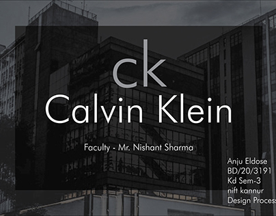 Calvin Klein study