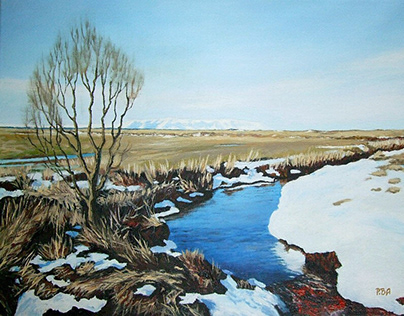 Project thumbnail - Early spring in Villingaholt, South Iceland.