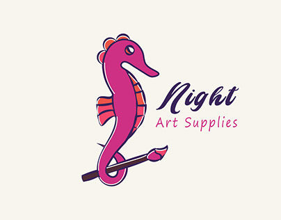 "Night" Art Supplies Corner Shop