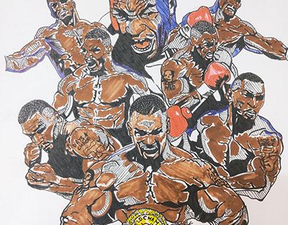 Mike Tyson Sketch Projects | Photos, videos, logos, illustrations and  branding on Behance