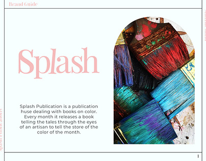 Splash Publication Brand Identity