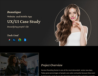 UI/UX CASE STUDY OF BEAUTIQUE APP & WEBSITE