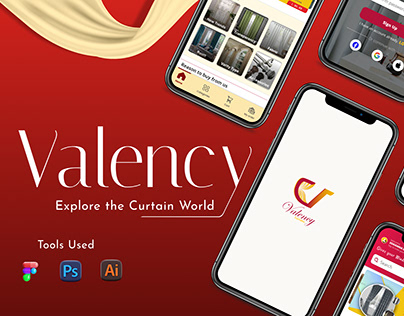 Valency Curtains | UIUX | E-Commerce App | Mobile App