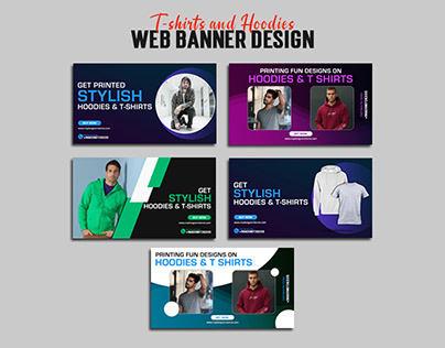 Web Banner Design for T-shirt and Hoodie