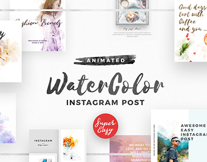 WaterColor Instagram Post