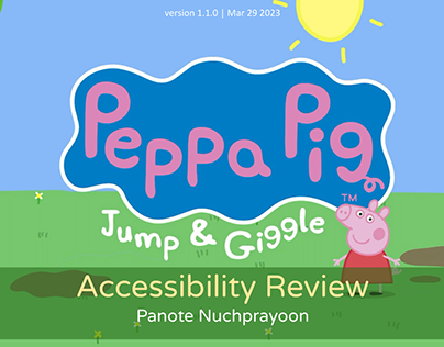 Peppa Pig Jump & Giggle Accessibility Review