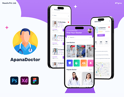 Online Doctor's App  Medical Appointment on Behance