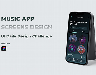 Music App- UI Daily Design Challenge