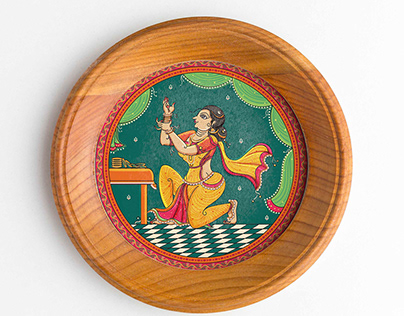 Modern Pattachitra Circular Artworks