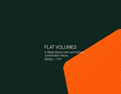 Flat volumes