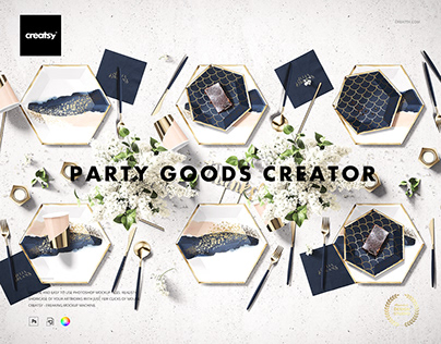 Party Goods Creator Mockup Set