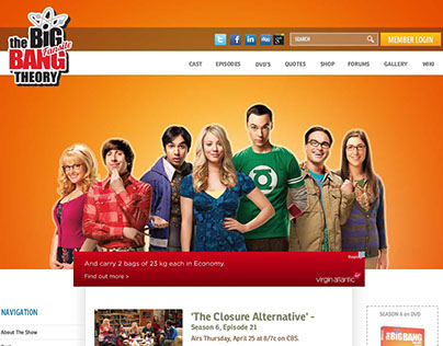 The Big Bang Theory - Fansite
