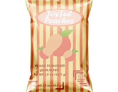 Joyful Peaches Snack Bag