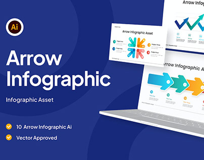 Arrow Infographic Asset Illustrator