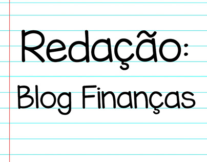 REDAÇÃO: Blog Finanças