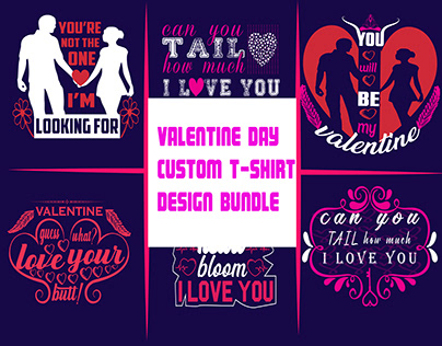 Valentine day t shirt design bundle
