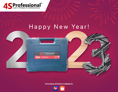 4S Professional New Year 2023 Creative Ads Poster