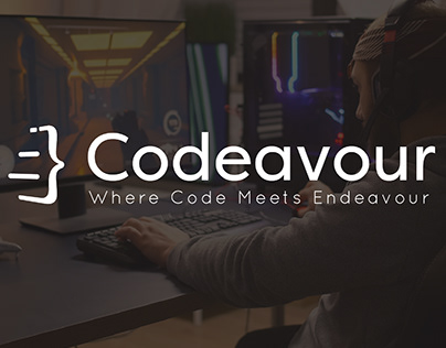 Codeavour Logo branding / Coding Logo