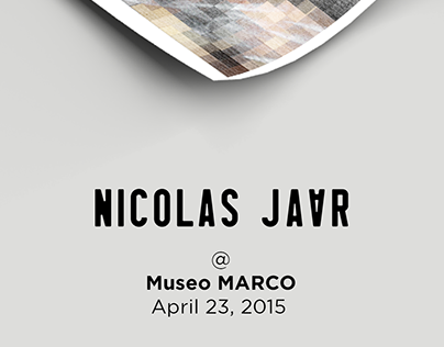 Nicolas Jaar - Poster & Ticket design