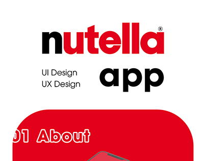 Nutella App Design