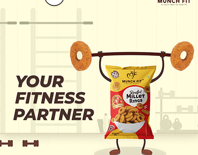 Social Media Creatives for a healthy snacking brand
