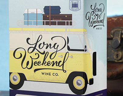 Long Weekend (Fielding Estate Winery) Boxed Wine Design