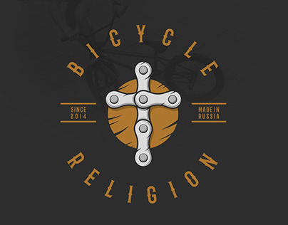 Logotype and illustration for Bicycle Religion