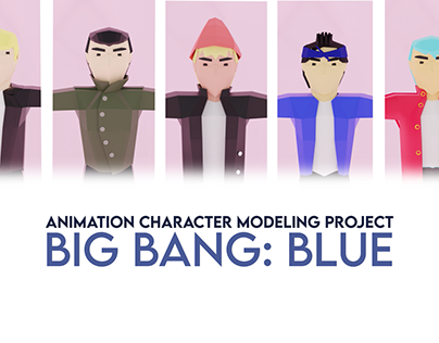 3D MODELLING ANIMATION : BIG BANG (BLUE)