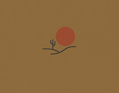 Solo Saguaro Illustration