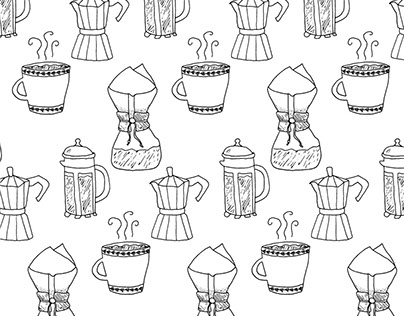 coffee pattern