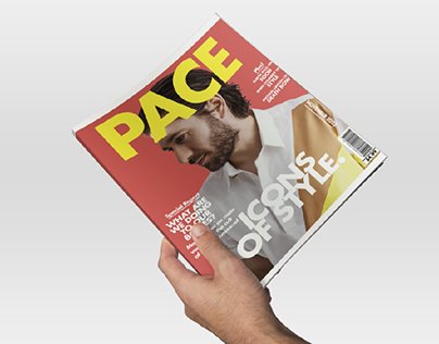 PACE MAGAZINE - Fictional magazine cover design