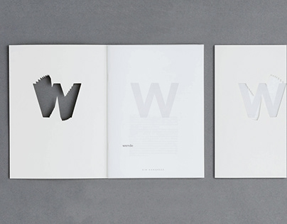 WENDE - booklet design