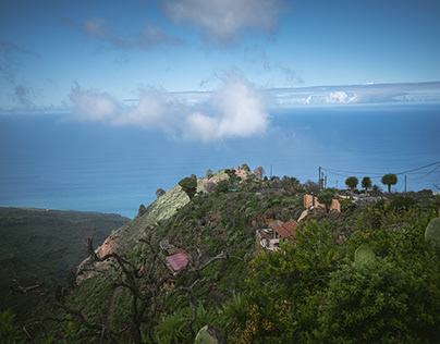 Landscapes of La Palma, Canary Island. Feb 2021
