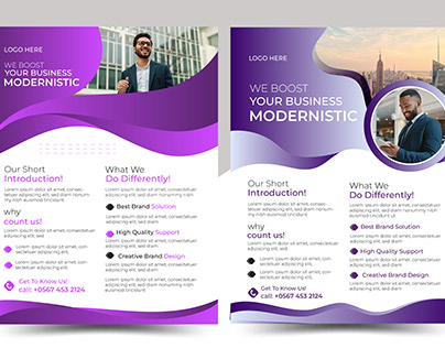 corporate business flyer design